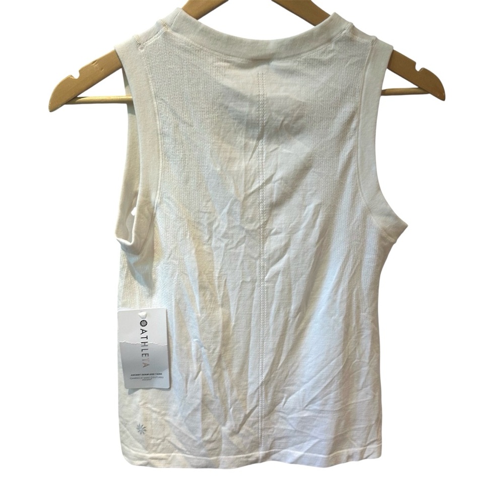 Athleta Ascent Seamless‎ Tank Off White NWT Size Small - Picture 2 of 5